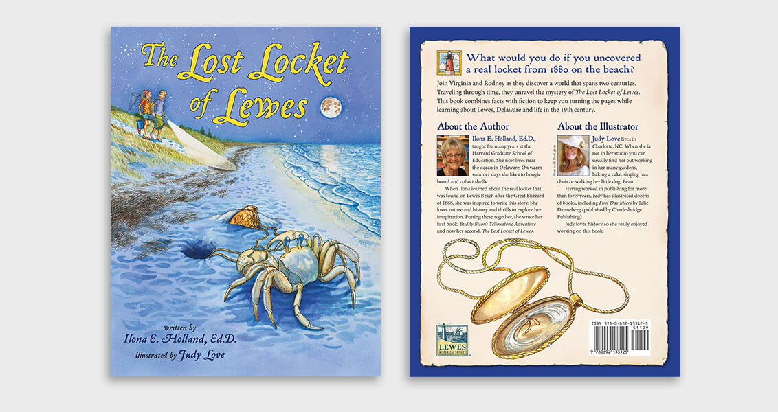 Lost locket front and back cover