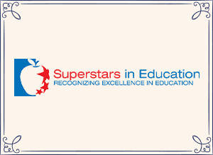 Superstars in Education Award logo